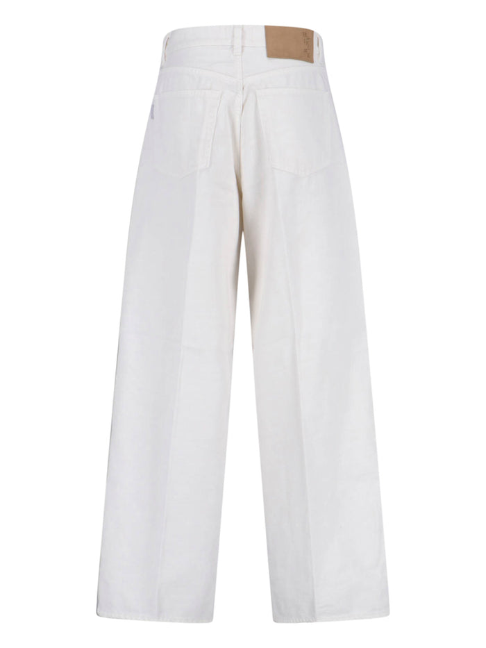 Haikure Jeans White Cotton