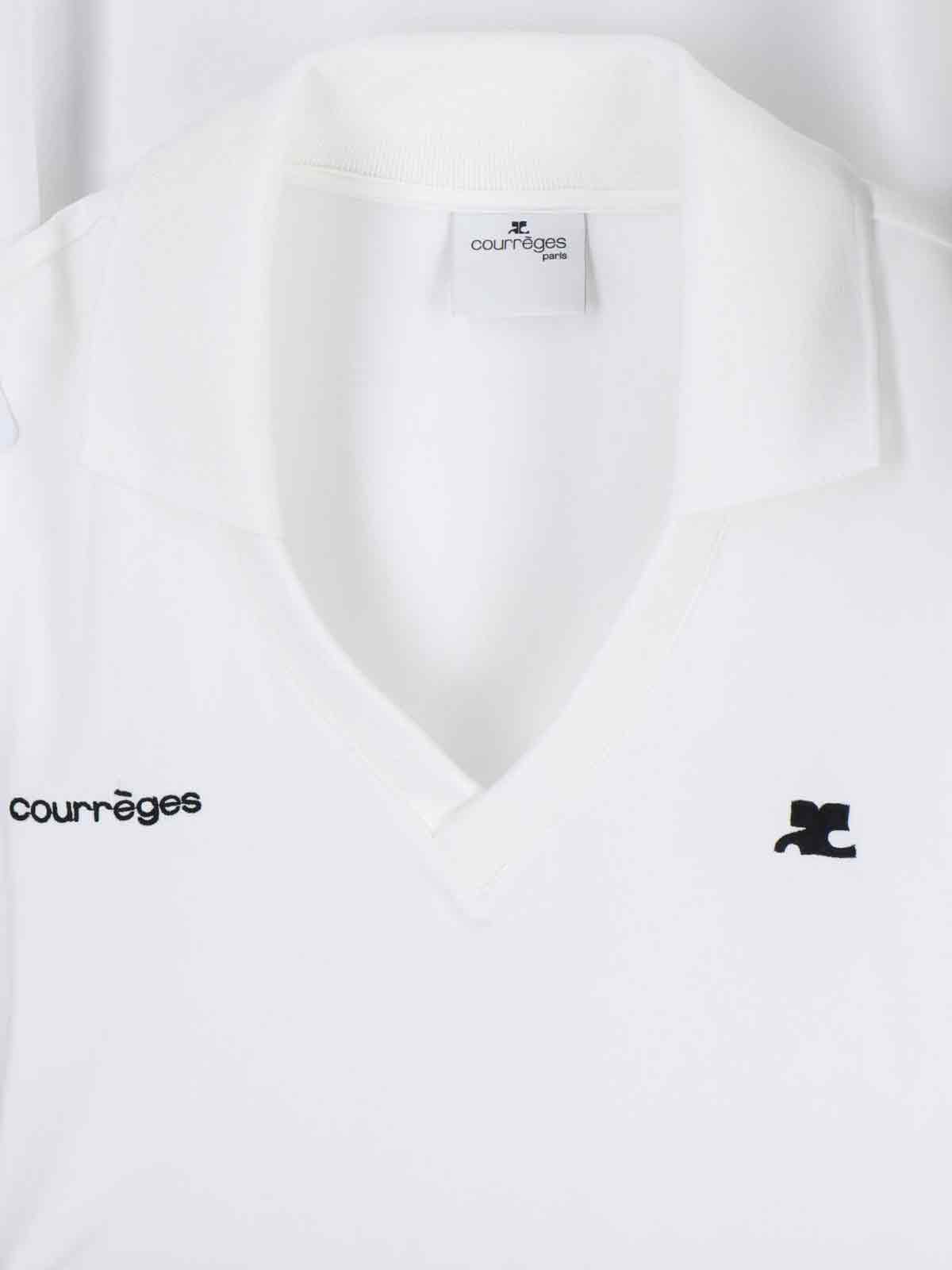 Courrèges Dresses White Polyester