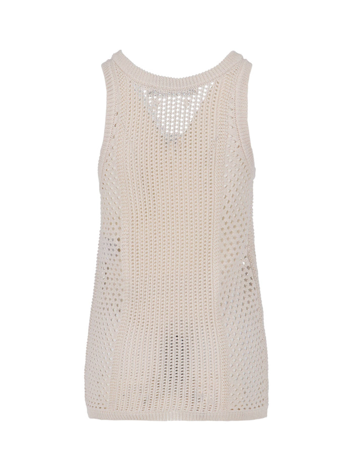Golden Goose Top White Cotton