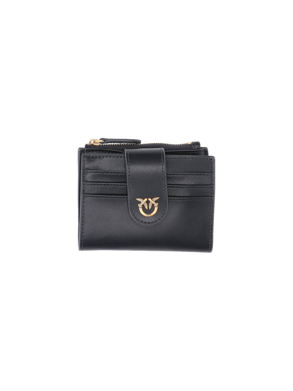 Pinko 100% leather wallet in black