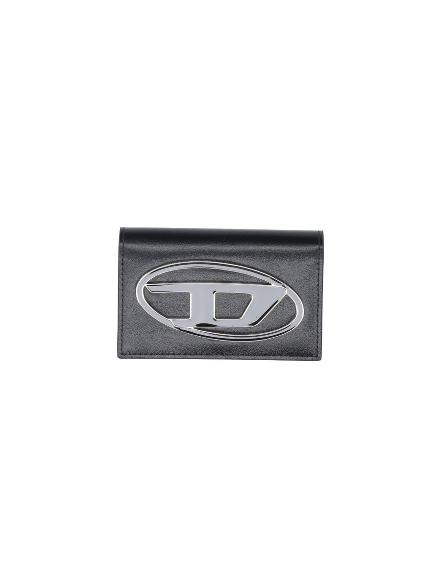 Diesel 100% leather wallet in black