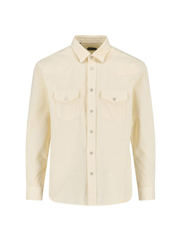 Tom Ford 100% Cotton shirt in white