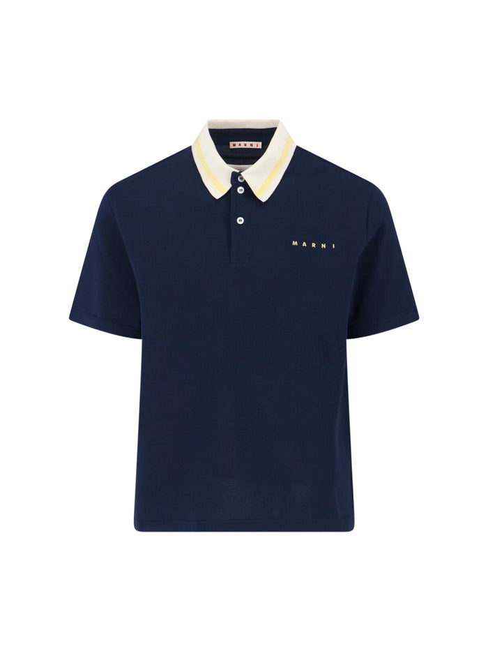 Marni T-shirts and Polos Blue Cotton