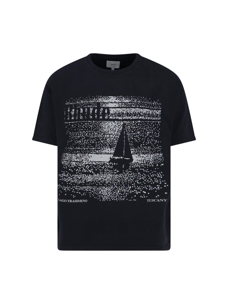 Rhude 100% Cotton t-shirt in black