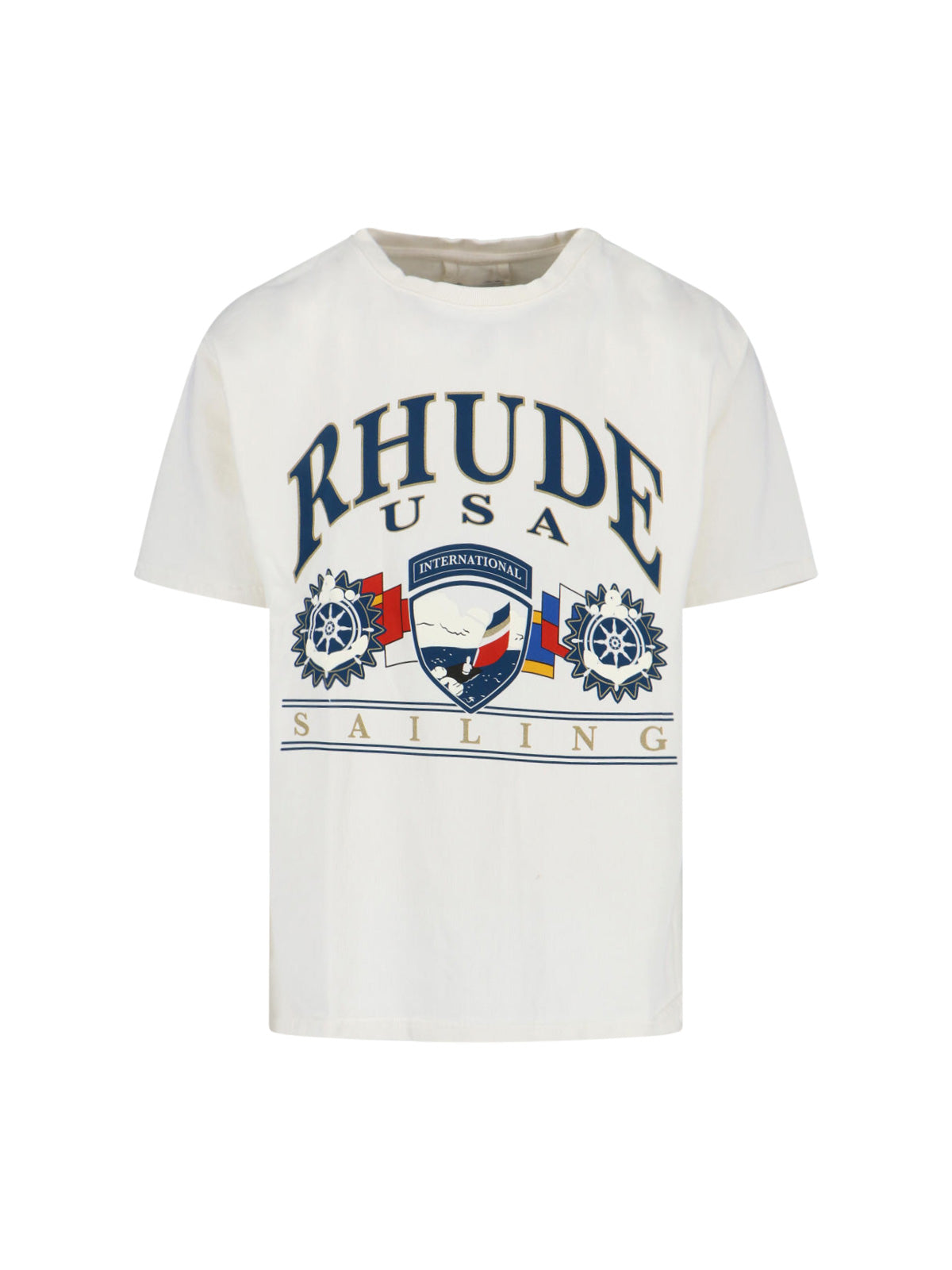 Rhude T-shirts and Polos White Cotton