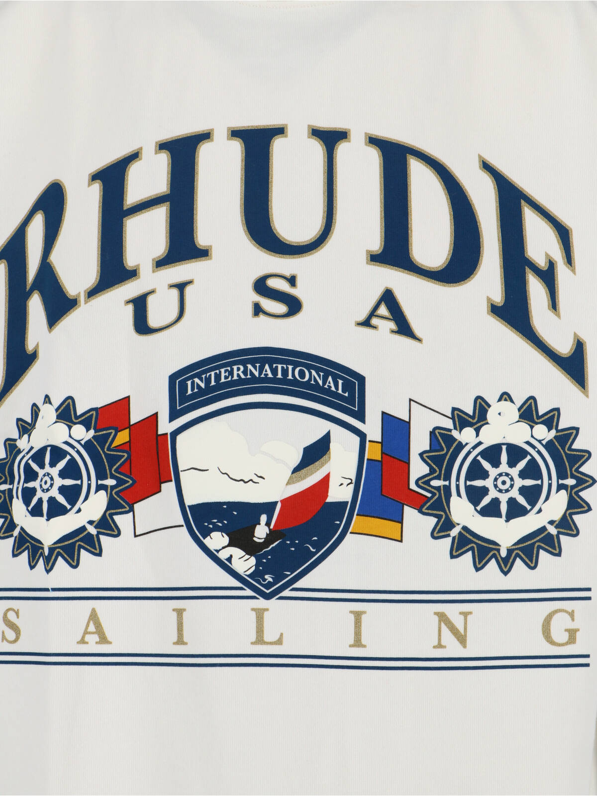Rhude T-shirts and Polos White Cotton