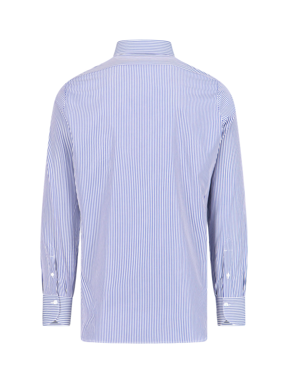 Finamore Shirts Blue Cotton