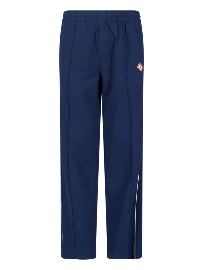 Casablanca Trousers Blue Polyamide