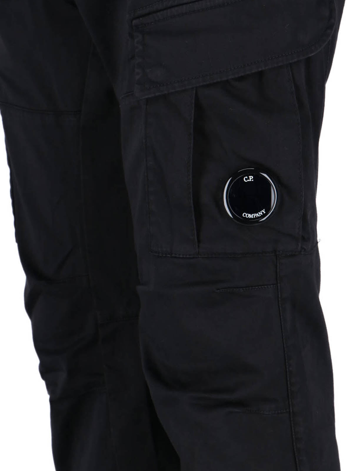 C.P. COMPANY Trousers Black Cotton