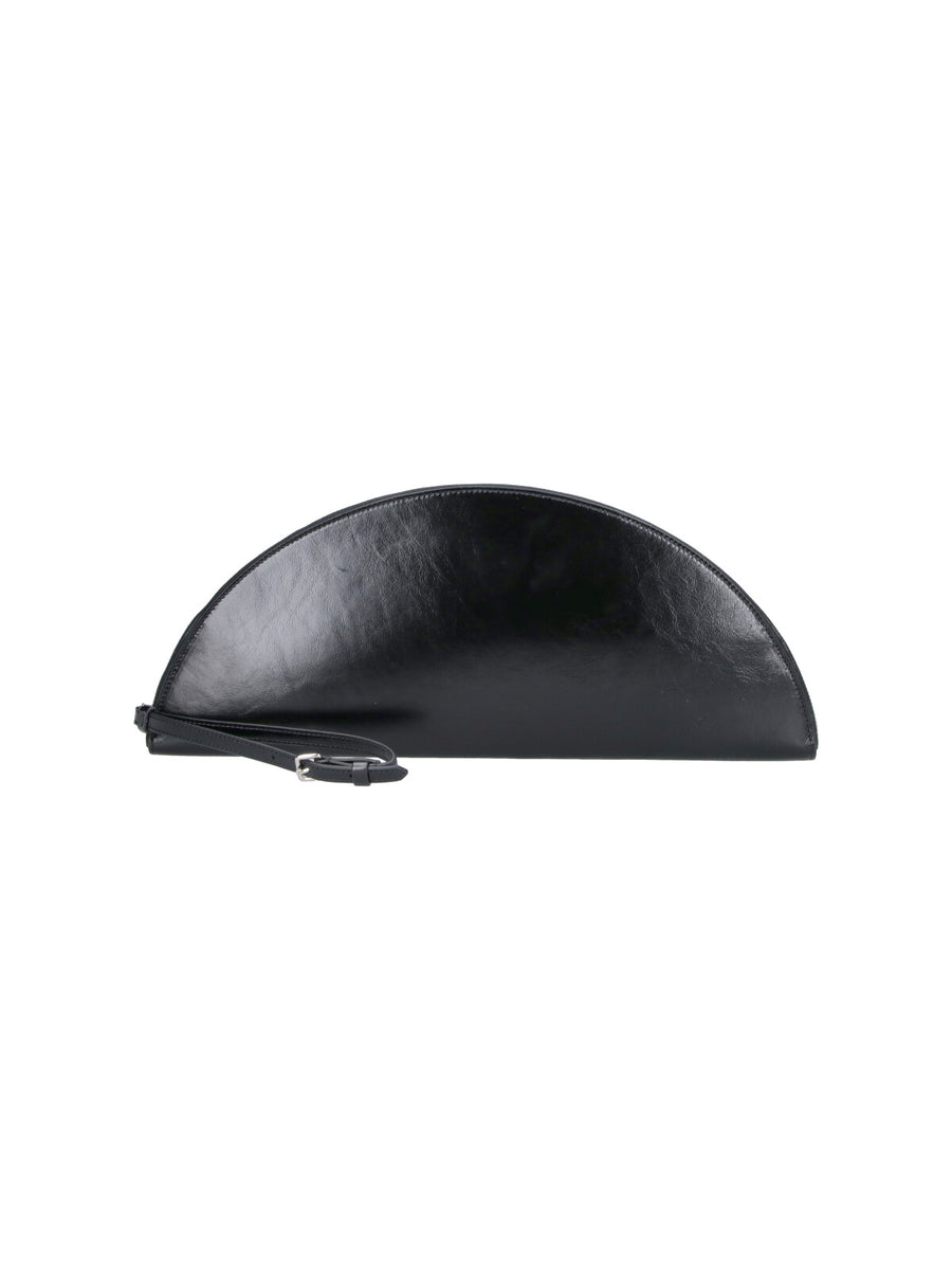Maison Margiela 100% Bovine Leather; Inner: 50% Polyamide clutch in black