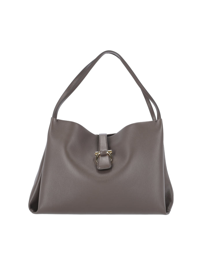 Ferragamo Bags Grey Calf Leather