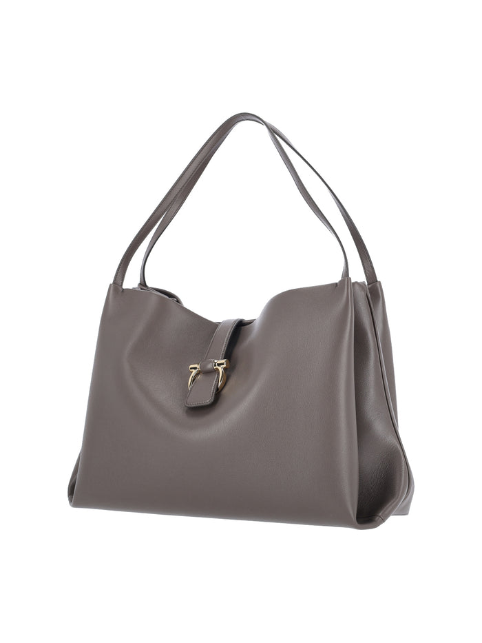 Ferragamo Bags Grey Calf Leather