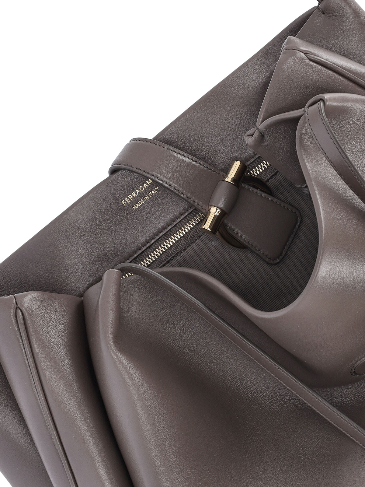 Ferragamo Bags Grey Calf Leather