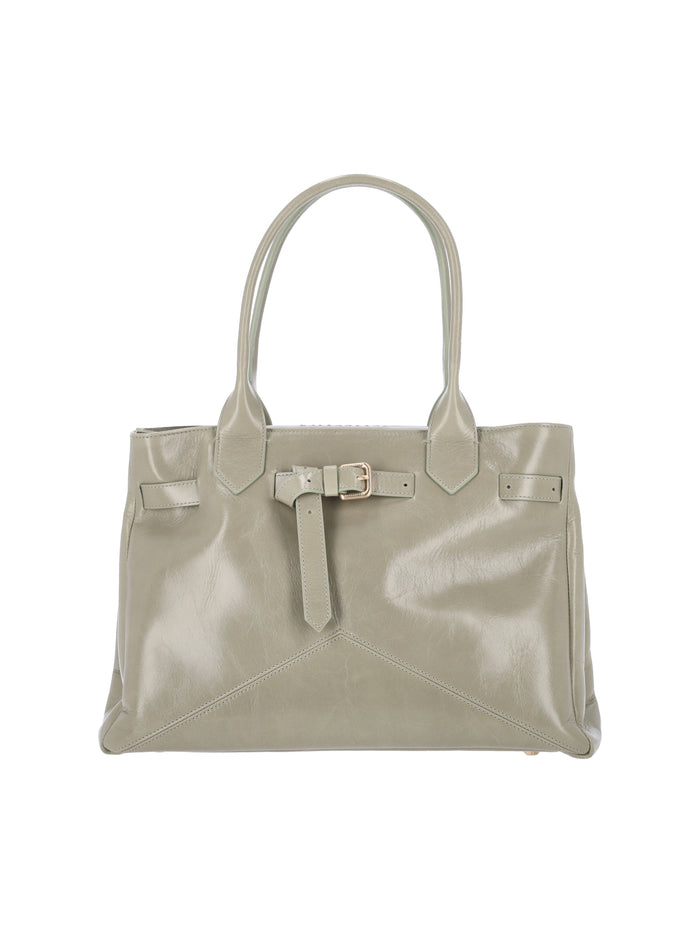 Ballantyne Bags Grey Leather