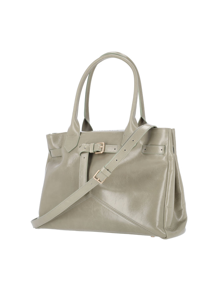 Ballantyne Bags Grey Leather