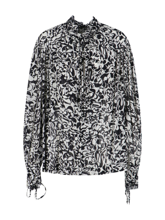 Dries Van Noten Shirts Black Viscose
