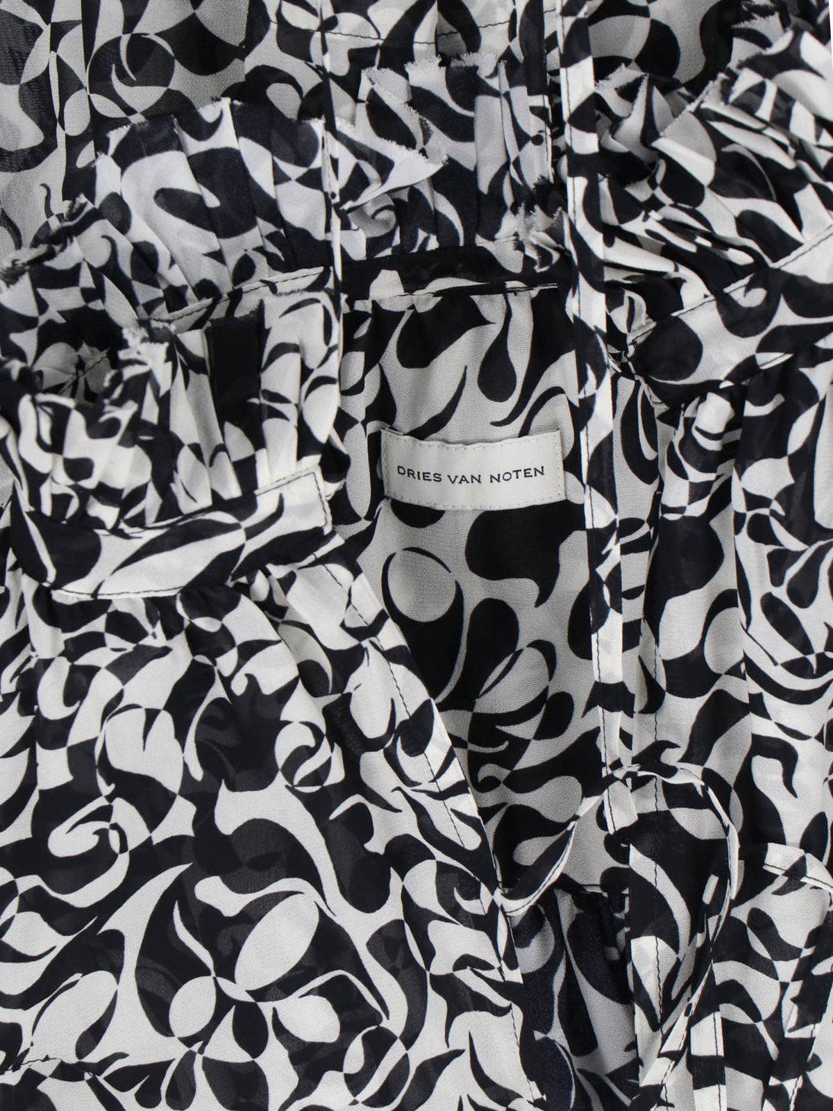 Dries Van Noten Shirts Black Viscose