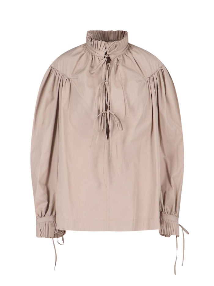 Dries Van Noten Shirts Beige Cotton