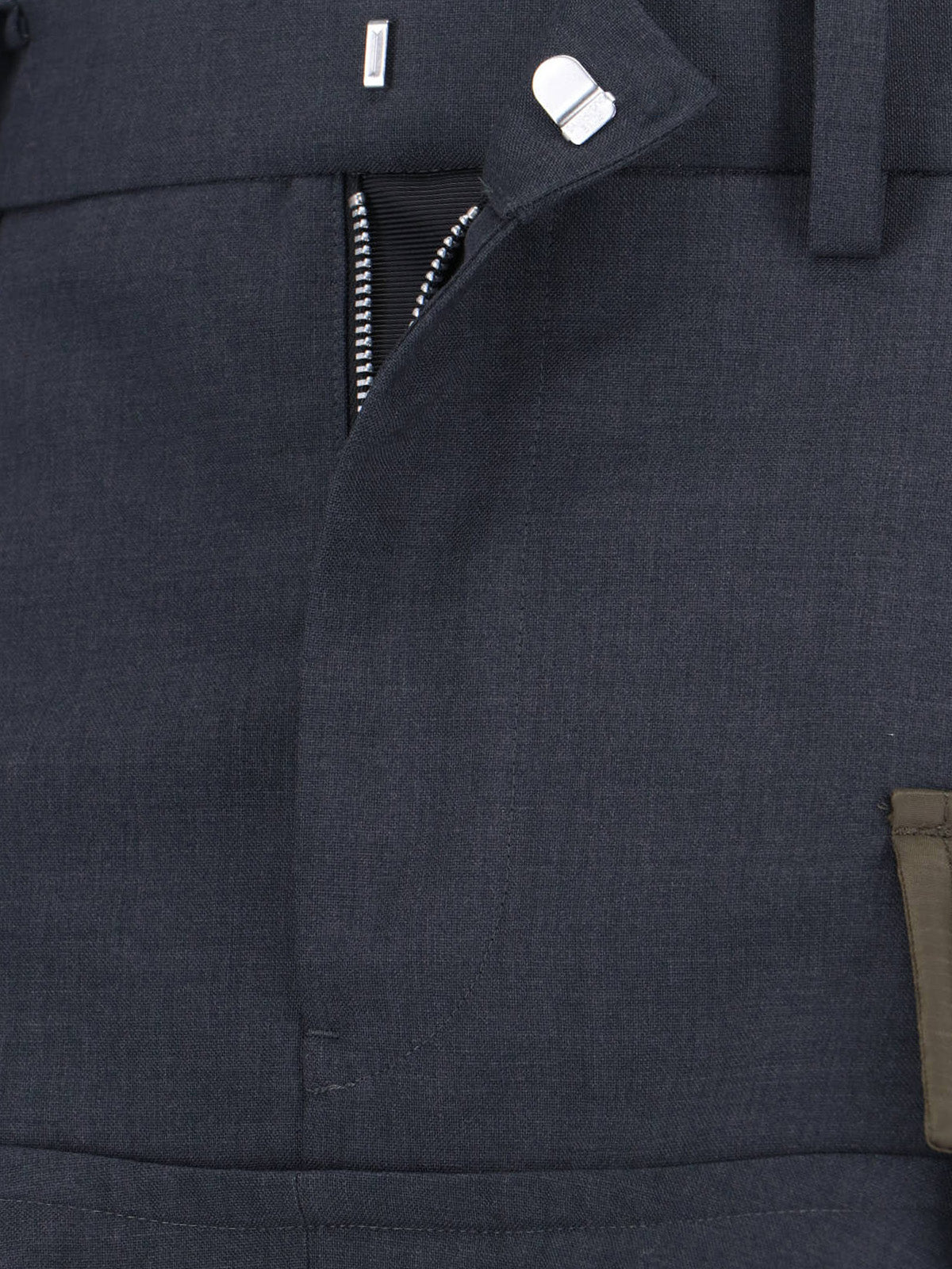 Sacai Skirts Grey Polyester