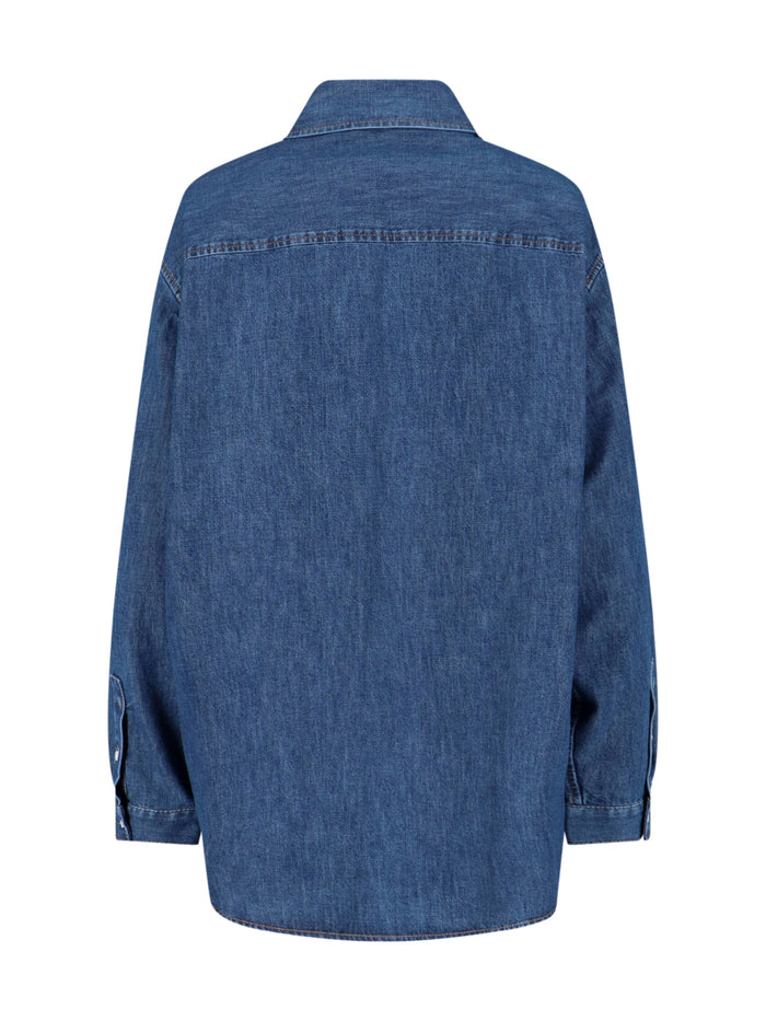 Valentino Shirts Blue Cotton