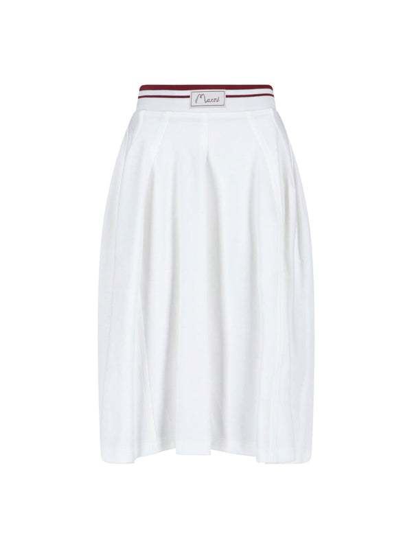 Marni 80% Cotton skirt in white