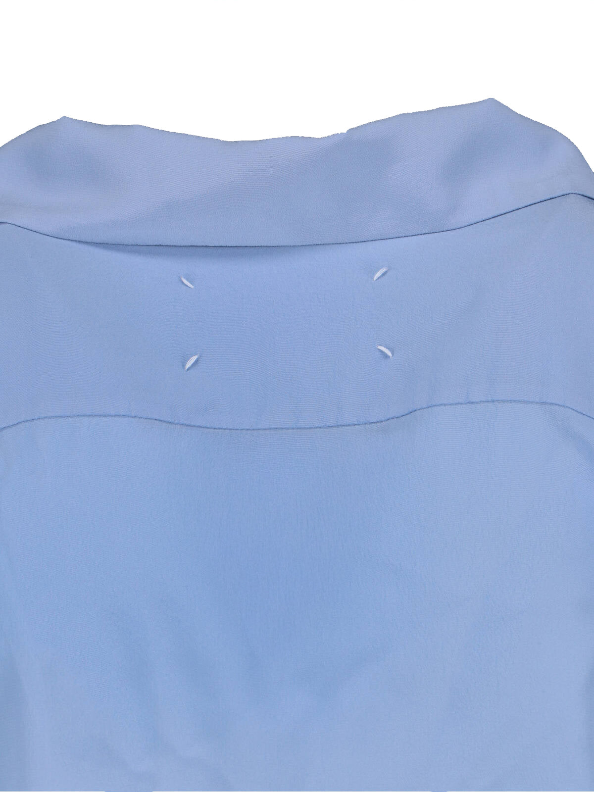 Maison Margiela Shirts Blue Silk