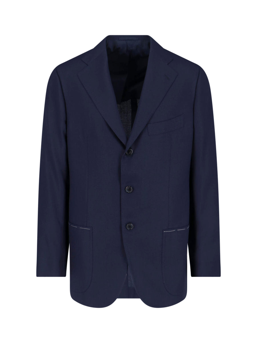 Cesare Attolini 100% Wool blazer in navy