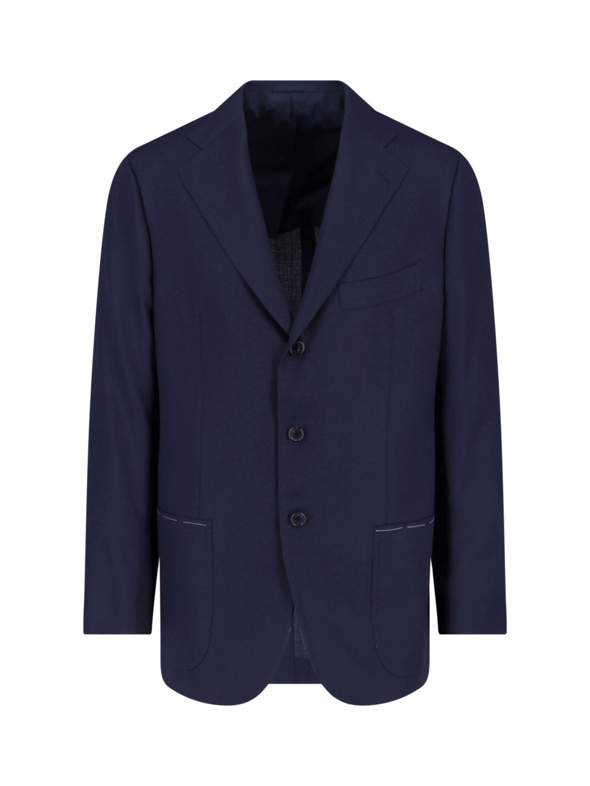 CESARE ATTOLINI Jackets Blue Wool