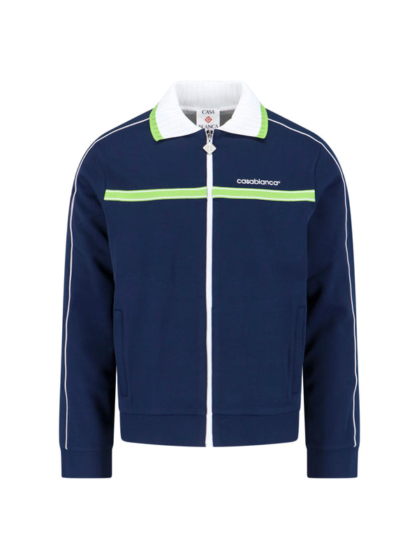 Casablanca 51% Polyamide track jacket in navy