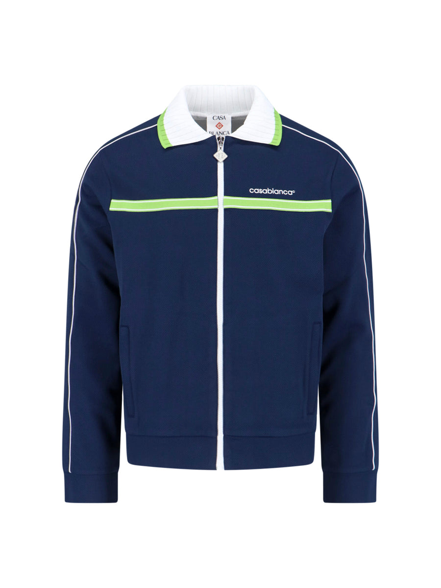 Casablanca 51% Polyamide track jacket in navy