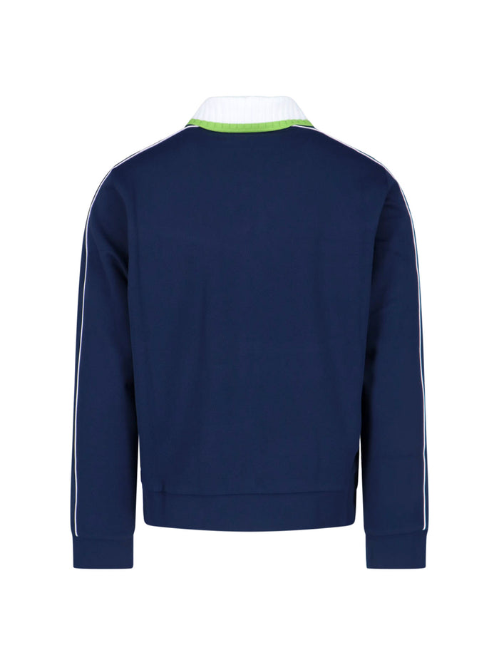 Casablanca Sweaters Blue Polyamide
