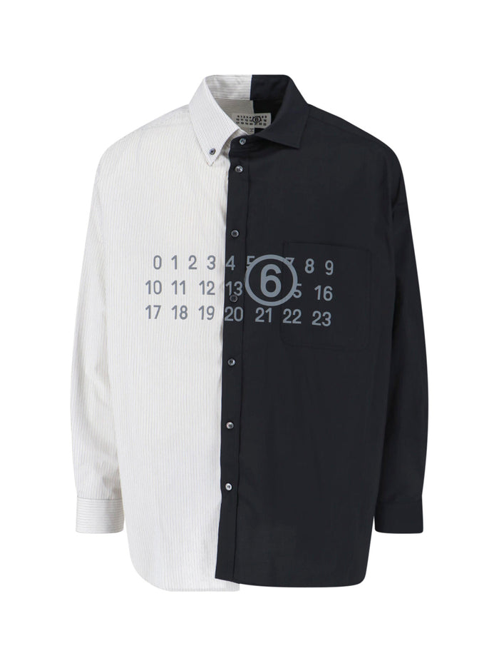 Mm6 Maison Margiela Shirts Black Cotton