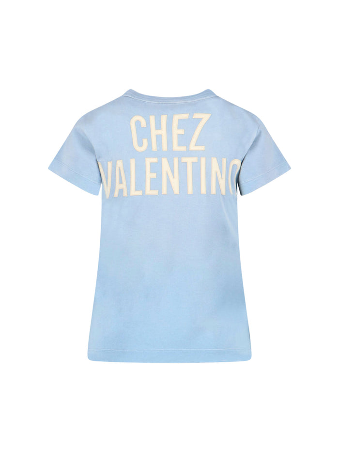 Valentino T-shirts and Polos Blue Cotone
