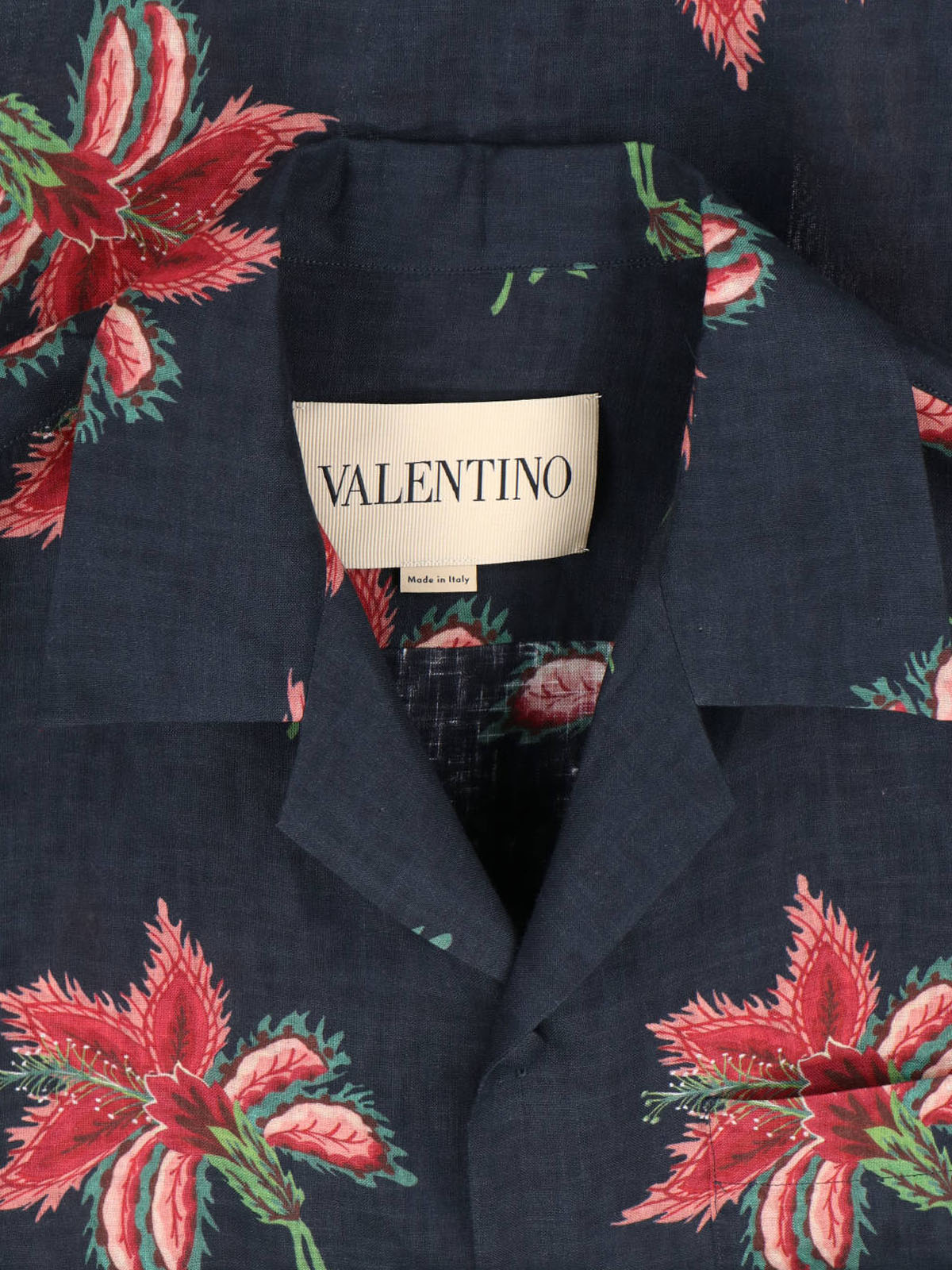 Valentino Shirts Black Linen