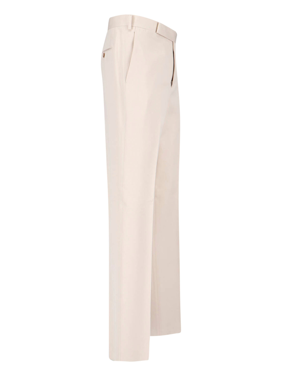 Lardini Trousers White Viscose