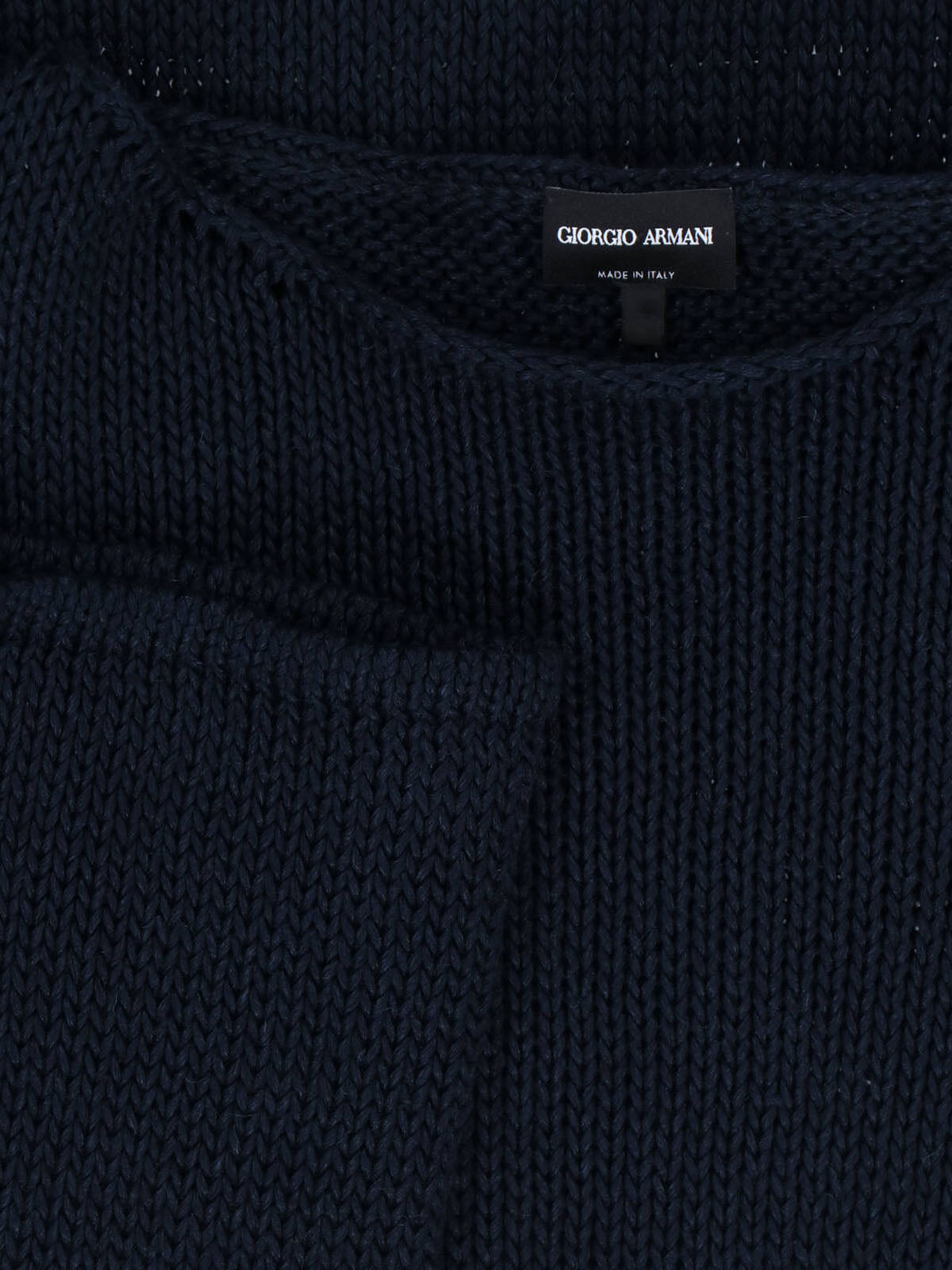 Giorgio Armani Sweaters Blue Linen