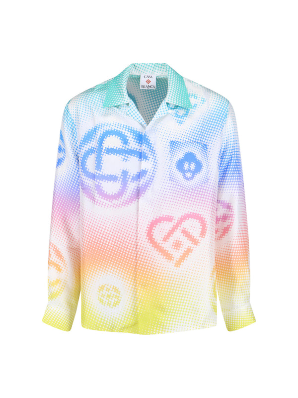 Casablanca 100% silk shirt in multicolor