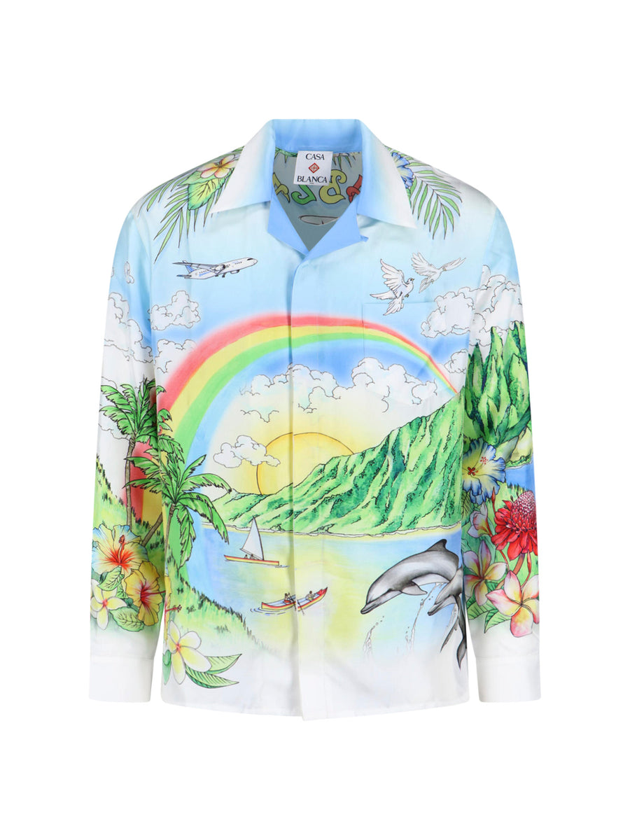 Casablanca 100% silk shirt in multicolor