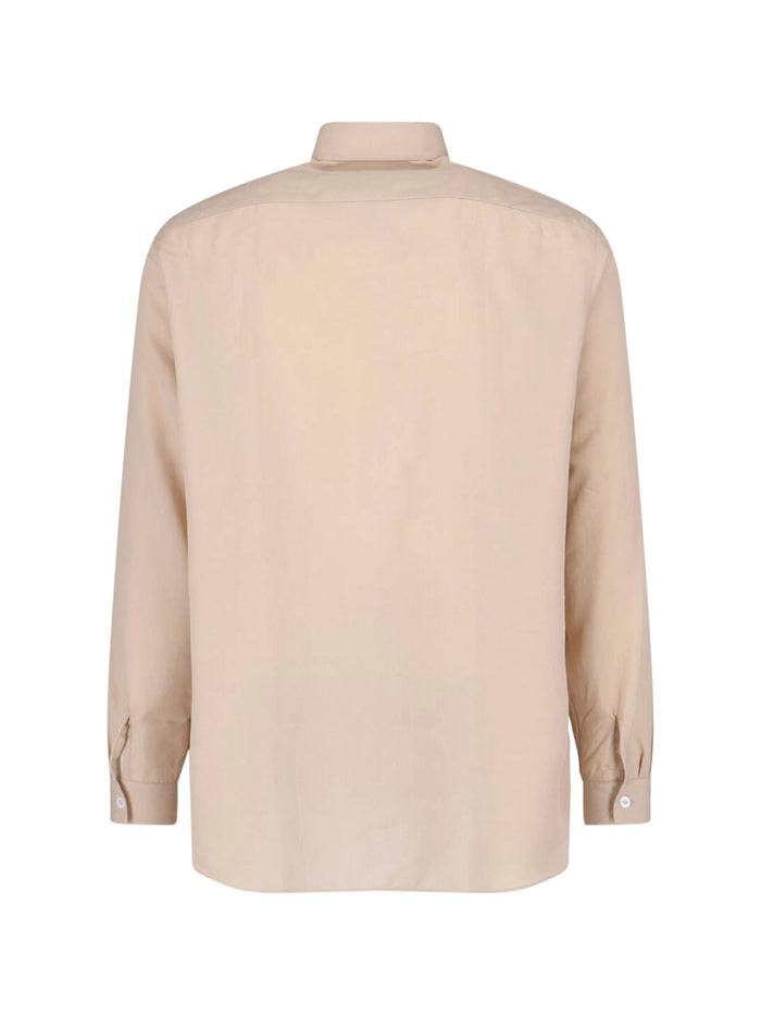 Lardini Shirts Beige Tencel