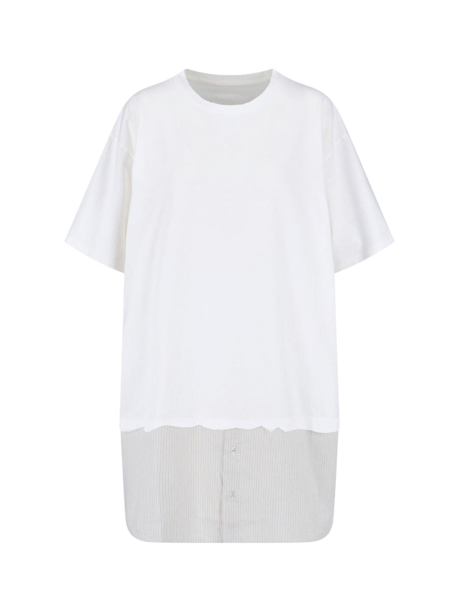 MM6 Maison Margiela Upper: 100% Cotton; Lower: 98% Cotton dress in white