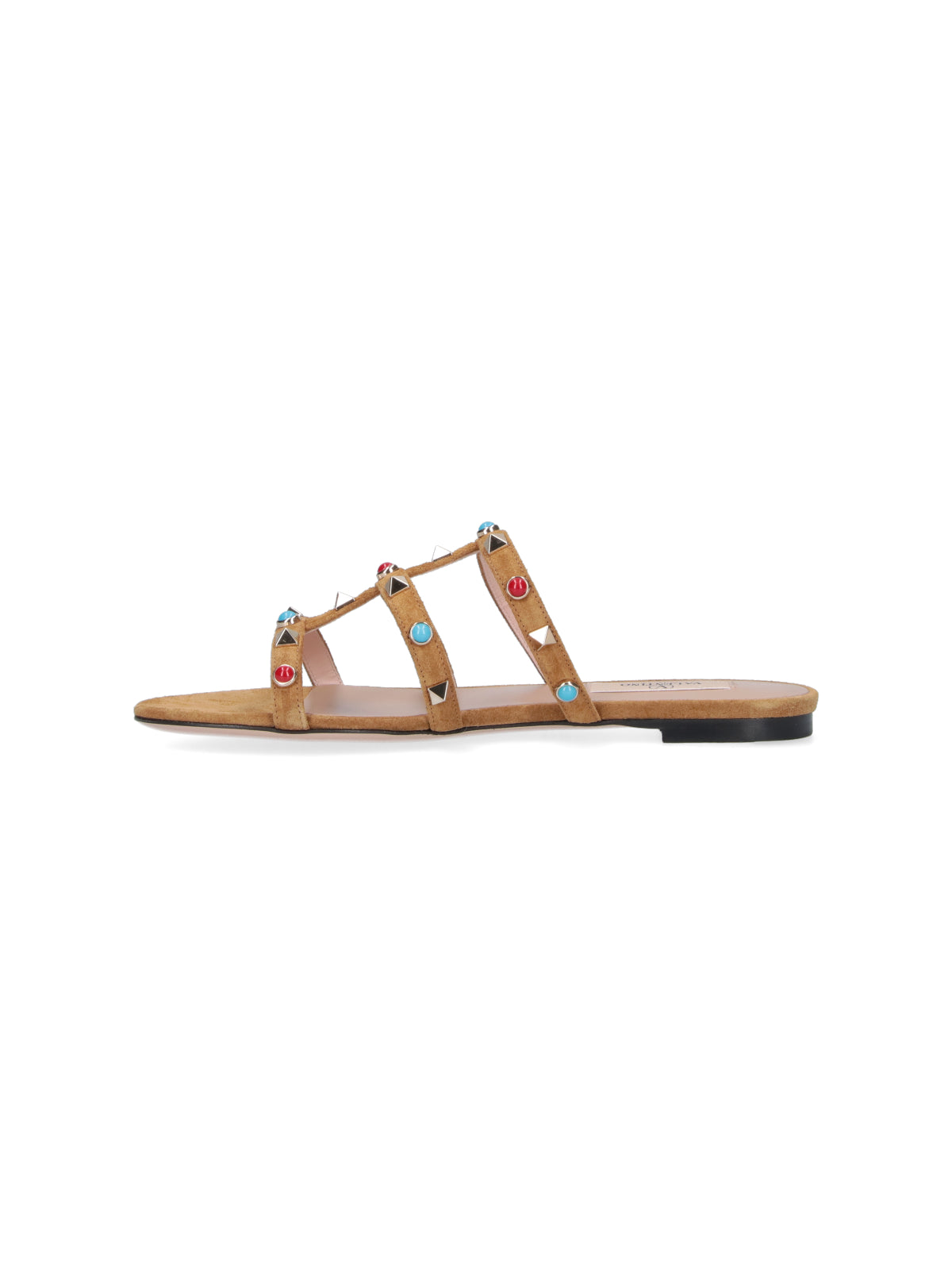 Valentino Garavani Sandals Beige Leather