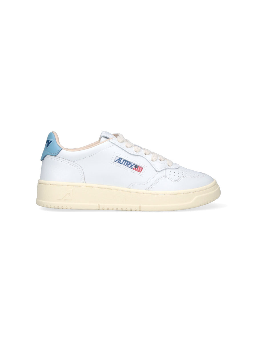 Autry Upper: 100% Cow Leather sneaker in white