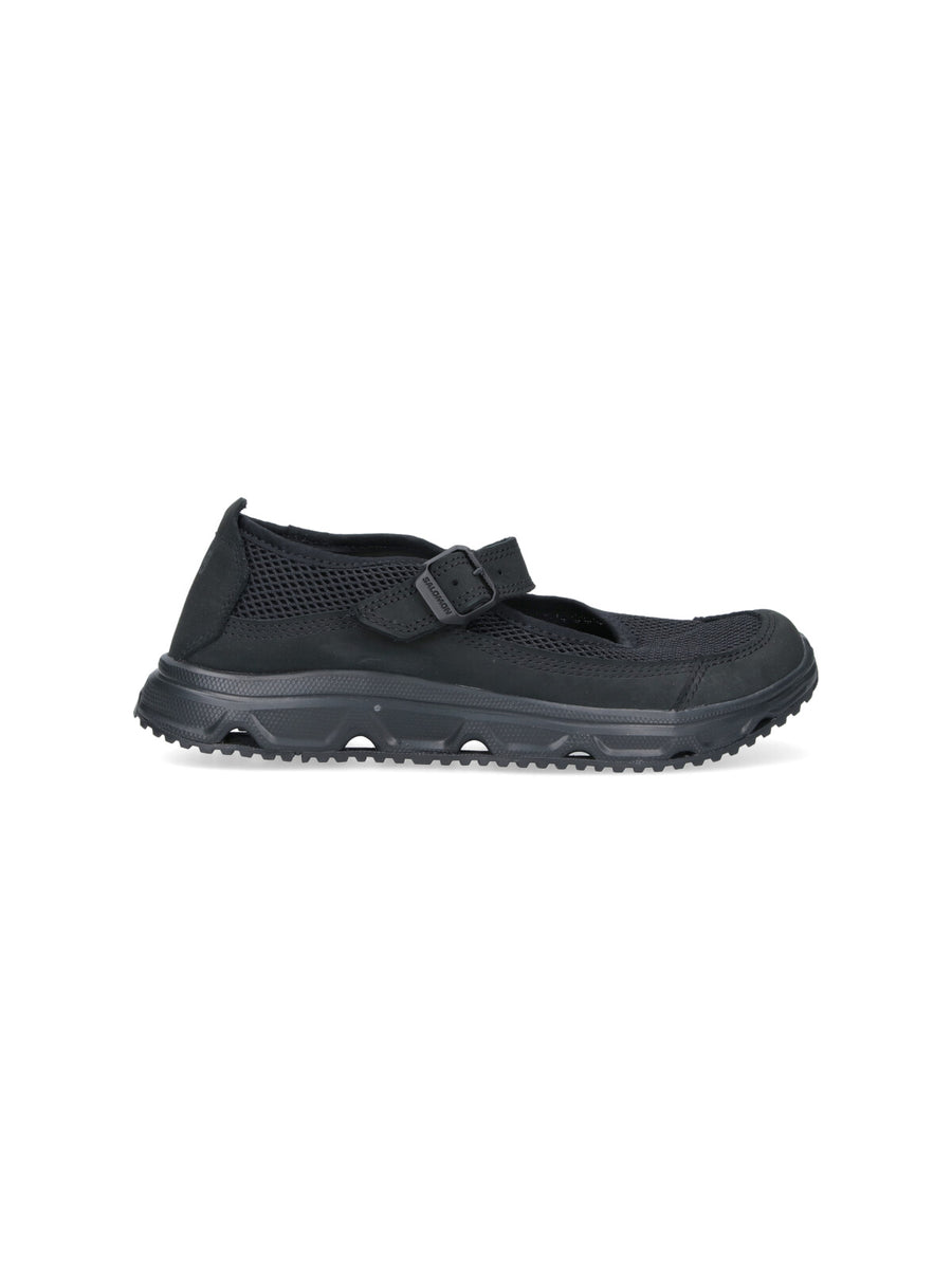 Salomon Leather sneaker in black