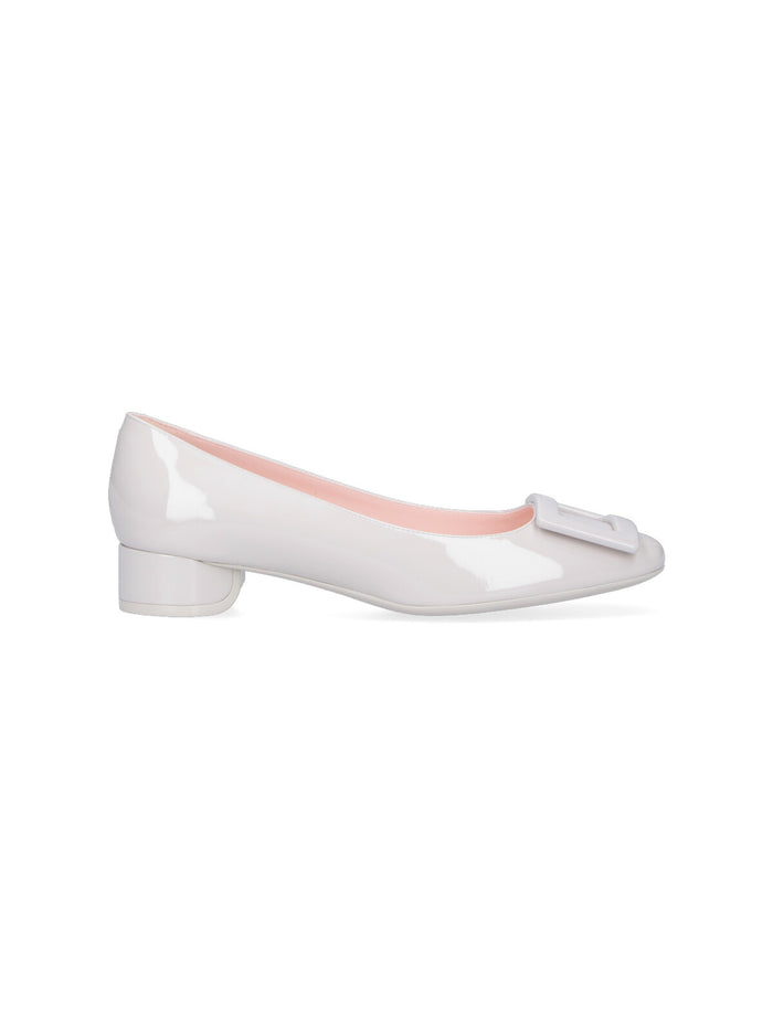 Roger Vivier With Heel White Outer: Calf Leather