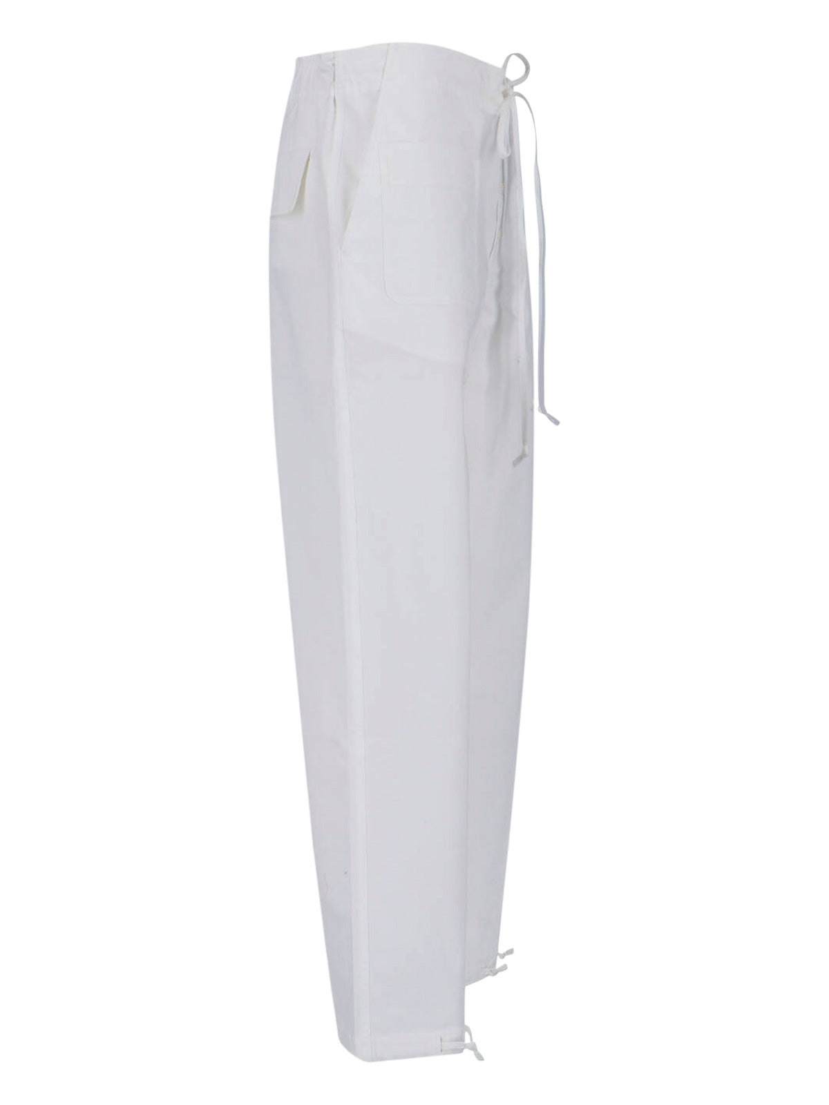 Victoria Beckham Trousers White Cotton