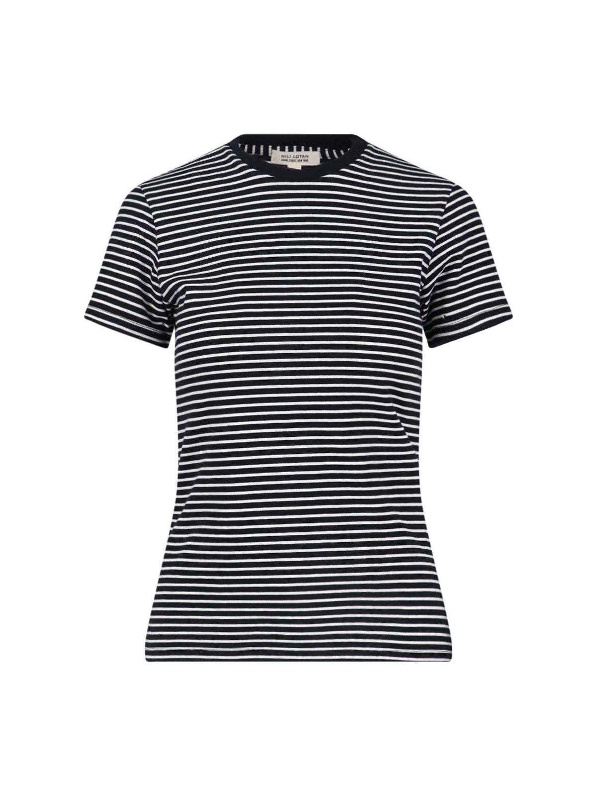 Nili Lotan T-shirts and Polos Black Cotton