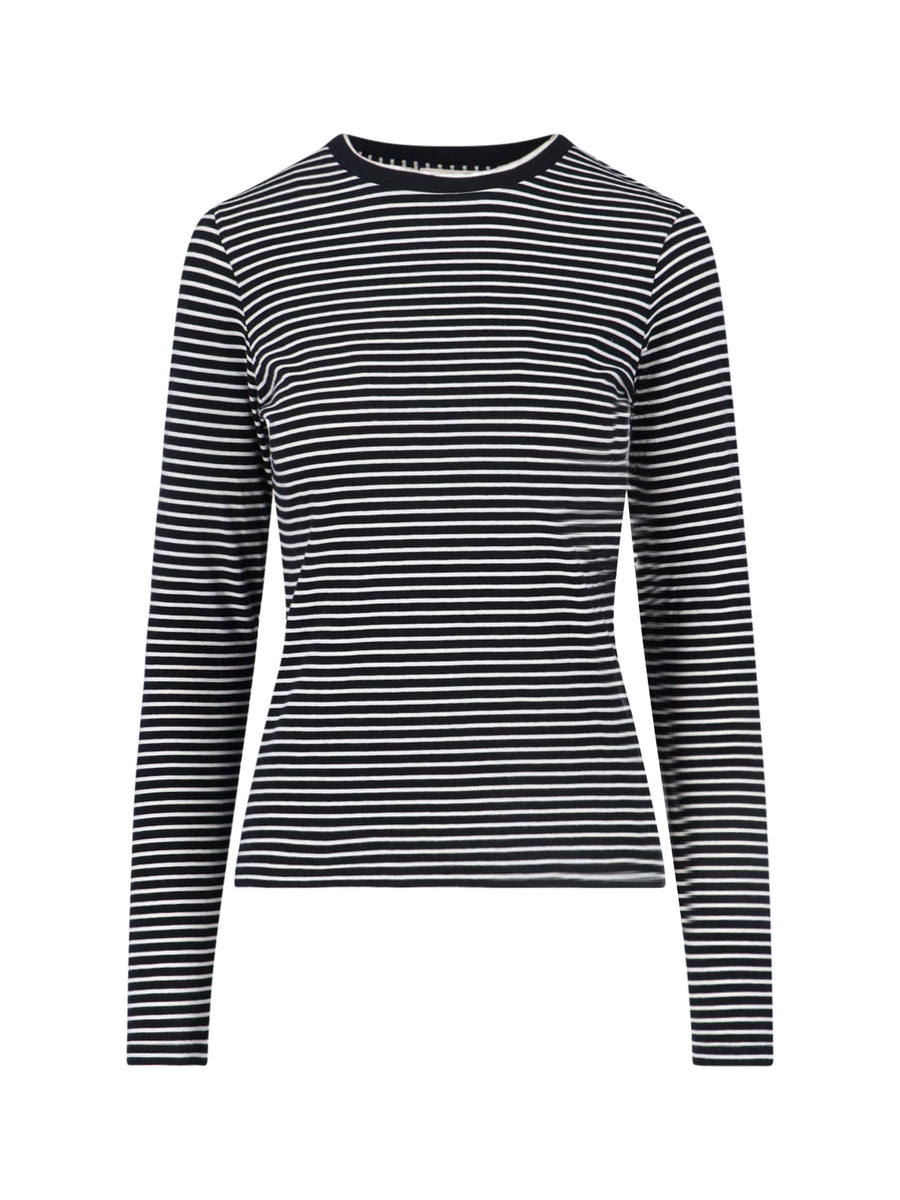 Nili Lotan 100% Cotton t-shirt in black