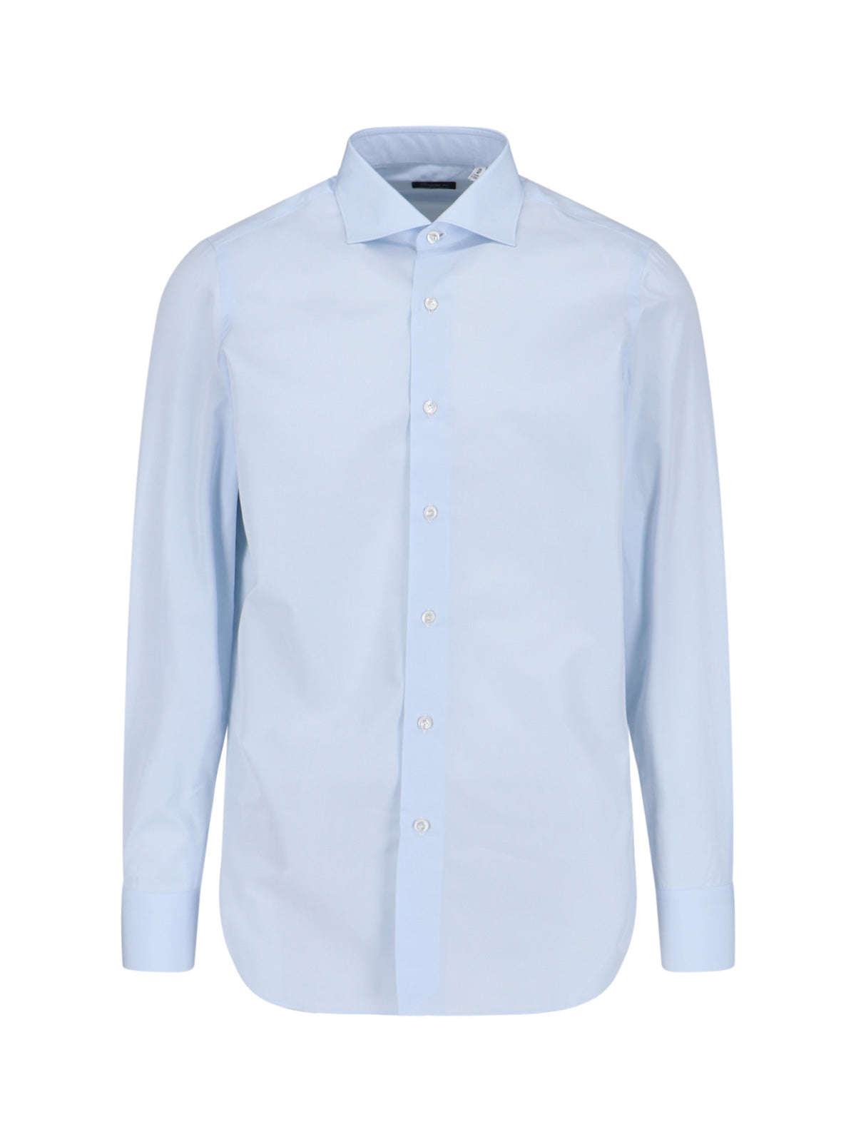 Finamore Shirts Blue Cotton