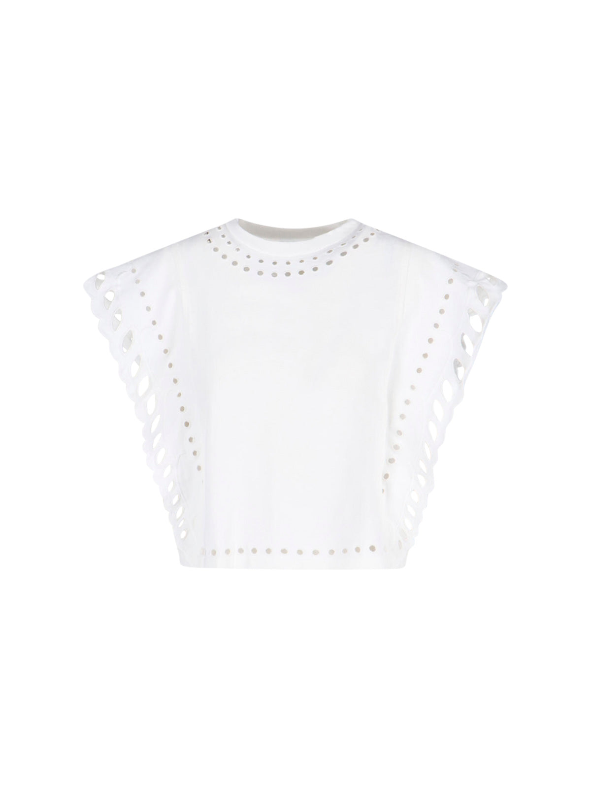 MARANT ETOILE Top White Main Material: Cotton