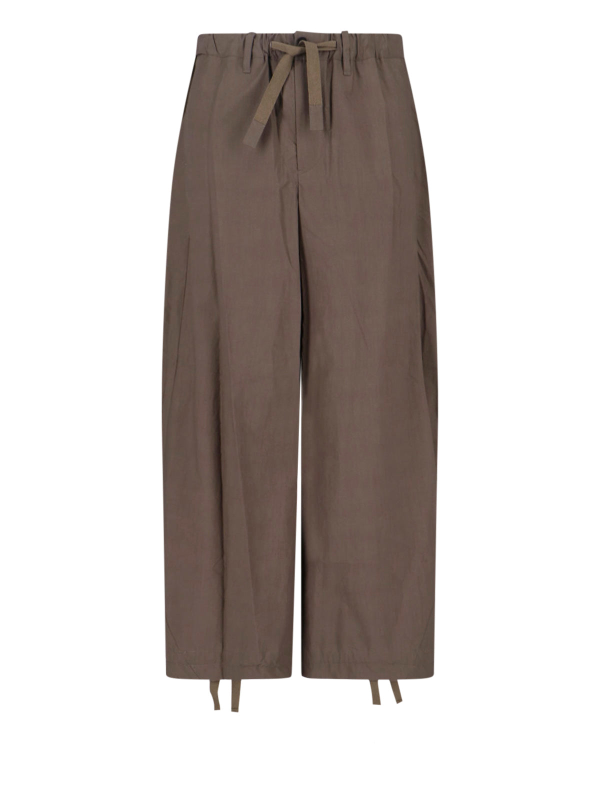 Sacai Trousers Beige Cotton